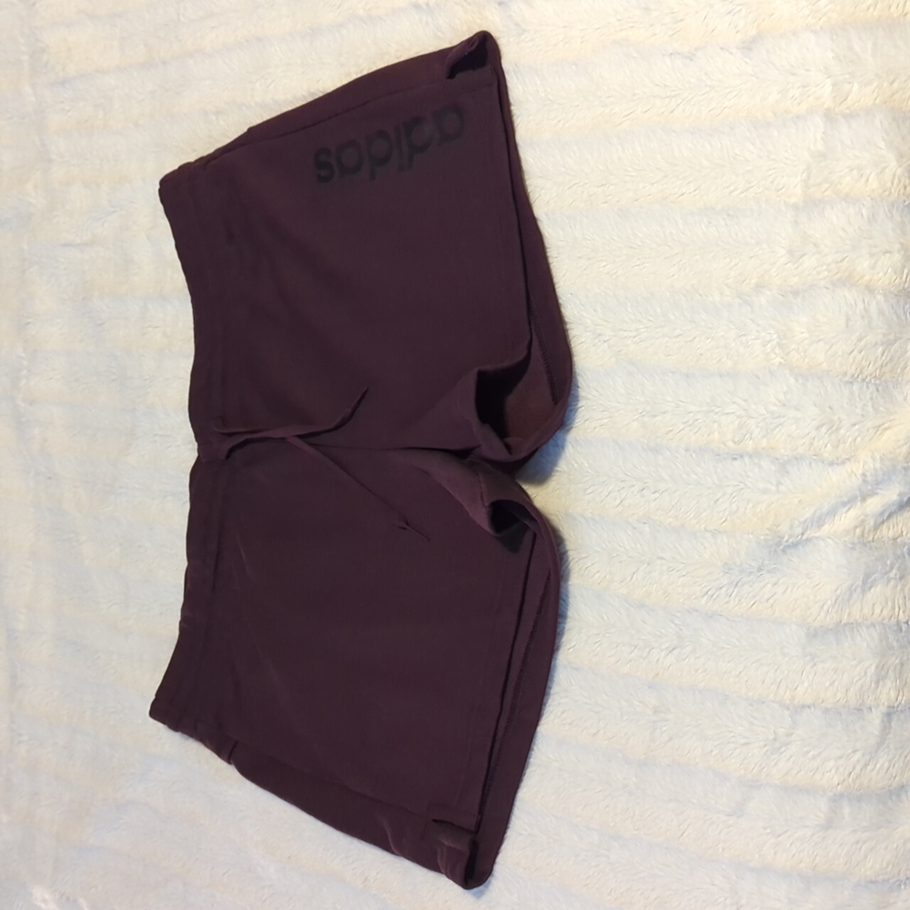 Adidas NWT athletic shorts XL, burgundy, drawstring waist